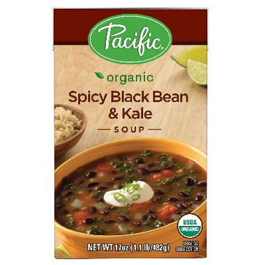 Pacific Natural Foods Black Bn/Kale Soup (12x17OZ )