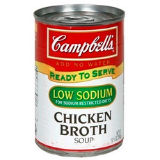 Campbell's Low Sodium Chicken Broth  (12x10.5Oz)