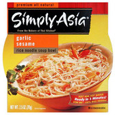 Simply Asia Garlic Sesame Rice Noodles (6x2.5Oz)
