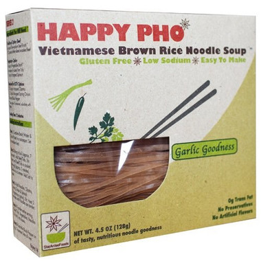 Star Anise Happy Pho Brown Rice Noodles Garlic (6x4.5Oz)