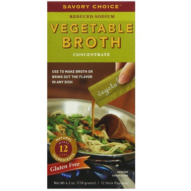 Savory Choice Vegetable Broth Concentrate (12x4.2Oz)