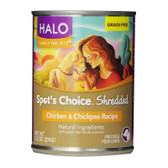 Halo Spots Choice Chicken Chickpea Dog (12x13.2Oz)