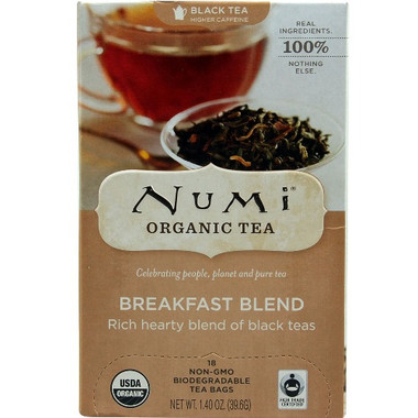 Numi Tea Breakfast Blend Black Tea (3x18 Bag)