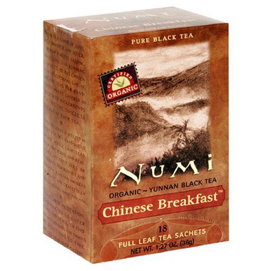 Numi Tea Chinese Breakfast Black Tea (6x18 Bag)