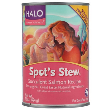 Halo Salmon Wet Dog Food (6x22Oz)