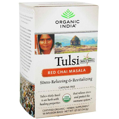 India Red Chai Tulsi Tea (6x18 CT)