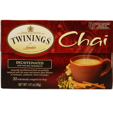 Twinings Chai Decaffeinated (6x20 CT)