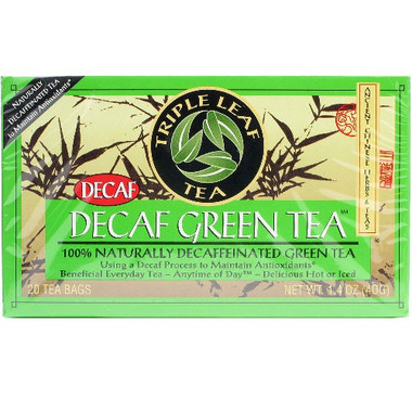 Triple Leaf Tea Decaf Green Tea (6x20 Bag)