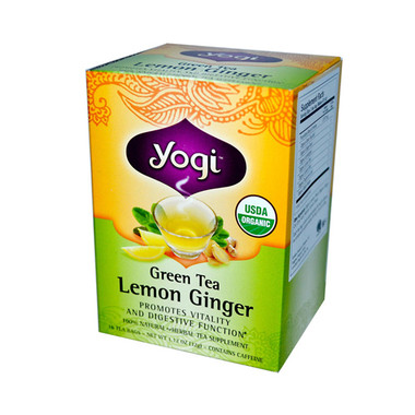 Yogi Green Lemon Ginger Tea (1x16 Bag)