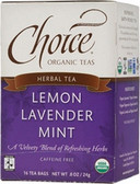 Choice Organic Teas Lemon Lavender Mint (6x16 Bag)