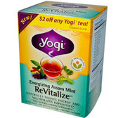Yogi Organic Revitalize Refresh Mint Tea (6x16 Bag)