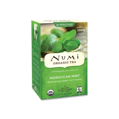 Numi Tea Moroccan Mint Herbal Tea (1x18 Bag)