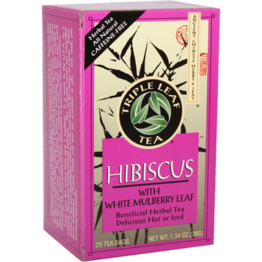 Triple Leaf Tea Hibiscus White MuLberry (6x20 Tea Bags)