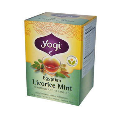 Yogi Egyptian Licorice Mint Tea (1x16 Bag)