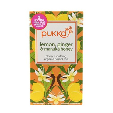 Pukka Herbs Og2 Lemon Ginger Honey Tea (6x20BAG)
