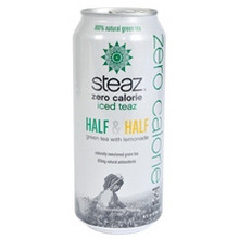 Steaz ZERO Calorie Half N Half Iced Tea (12x16 Oz)