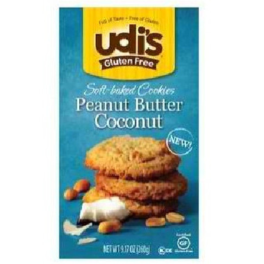Udi's Gluten Free Peanut Butter Coconut Cookie (6x9.17OZ )