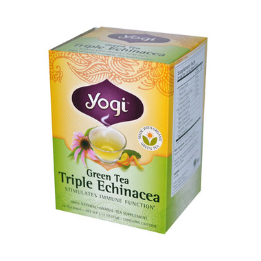 Yogi Green Triple Echinacea Tea (1x16 Bag)
