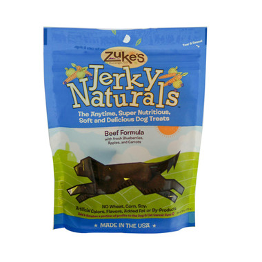 Zuke's Jerky Naturals For Dogs Beef 6 Oz