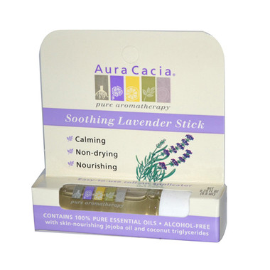 Aura Cacia Soothing Stick Lavender 0.29 fl Oz (6 Pack)