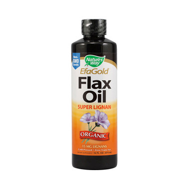 Nature's Way EFAGold Flax Oil Super Lignan (16 fl Oz)