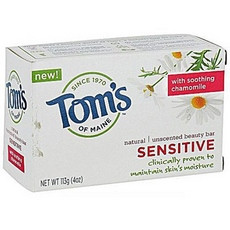 Tom's Of Maine Sensitive Natural Beauty Bar Soap (6x4Oz)