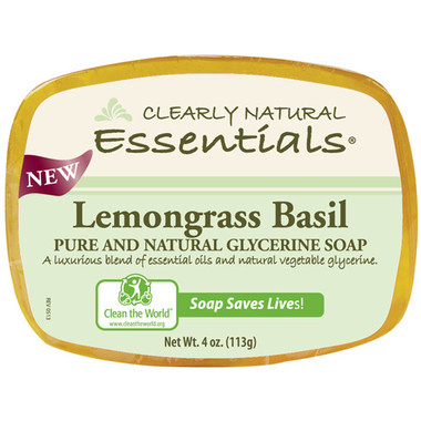 Clearly Natural Glycerin Bar Soap Lemongrass Basil (1x4 Oz)
