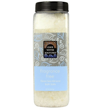 One With Nature Fragrance Free Bath Salt (1x32Oz)