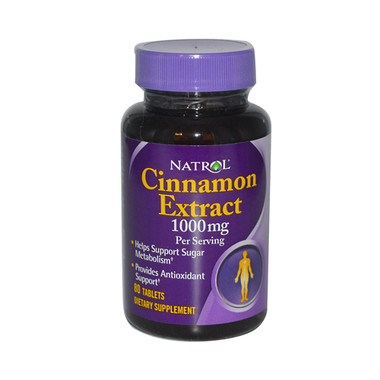 Natrol Cinnamon Extract 1000 mg (80 Tablets)