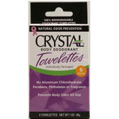 Crystal Deodorant Towlette (1x6 CT)