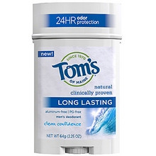 Tom's Of Maine Long Lasting Stick Clean Confidence Scent (6x2.25 Oz)