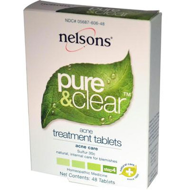 Nelsons Pure & Clear Acne Treatment Ta (1x48 TAB)