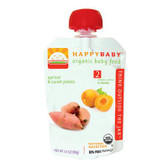 Happy Baby Organic Stage 2 Pouch Foods Apricots & Sweet Potatoes (16x3.5 Oz)