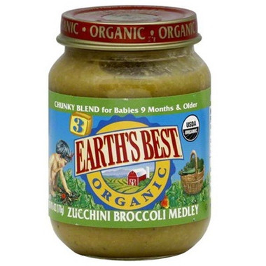 Earth's Best Baby Foods Zuc/Broccoli Medley (12x6OZ )