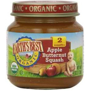 Earth's Best Stage 2 Apple Butternut Squash (12x4 Oz)