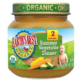 Earth's Best Baby Foods Baby Smr Veg Dnnr (12x4OZ )