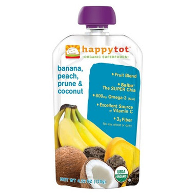 Happy Tots Og2 Banana Peach Coconut S4 (16x4.22Oz)