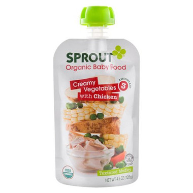 Sprout Og2 Creamy Vegetable Chicken (10x4.5Oz)