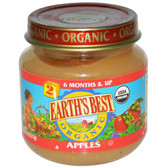Earth's Best Baby Foods Og2 Baby Apple Puree (12x4Oz)
