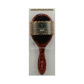 Earth Therapeutics Large Lacquer Pin Cushion Brush with Leopard Design (1 Brush)