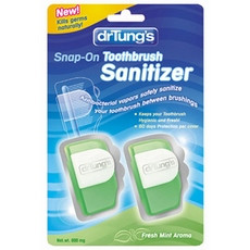Dr. Tung's Snap-On Toothbrush Sanitizer (12x2 Pack)