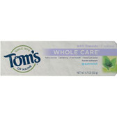 Tom's Of Maine Spearmint Whole Care Flouride Toothpaste (6x4.7 Oz)