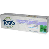 Tom's Of Maine Peppermint Whole Care Gel Toothpaste (6x4.7 Oz)
