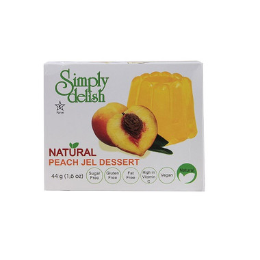 Simply Delish Peach Jel Desert (6x1.6Oz)
