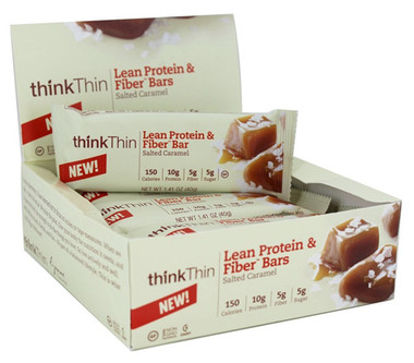 Think Products thinkThin Bar Ln Protein Fbr Caramel (10x1.41 Oz)