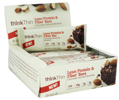 Think Products thinkThin Bar Ln Protein Fbr Choc Alm (10x1.41 Oz)