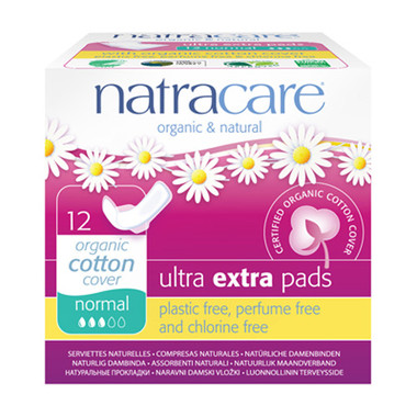 Natracare Pads Ultra Extra Normal Wings 12 Count