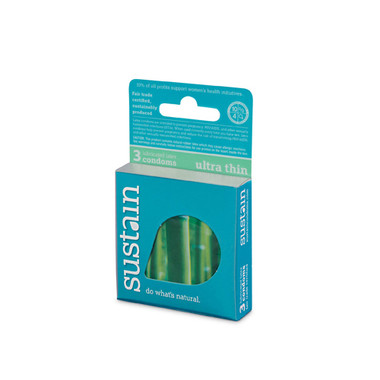 Sustain Condoms Ultra Thin (1x3 Count)