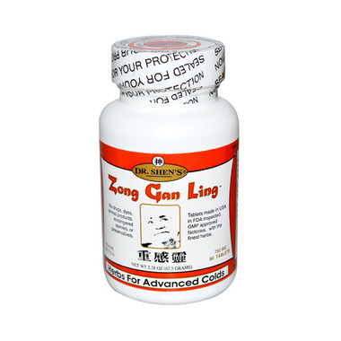 Dr. Shen's Zong Gan Ling Severe Cold and Flu Relief 750 mg (1x90 Tablets)