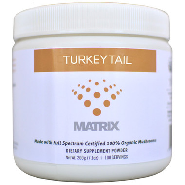Mushroom Matrix Turkey Tail Organic Powder (1x7.14 Oz)